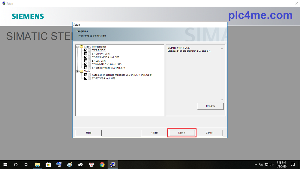 step 7 v5.6 windows 7 professional